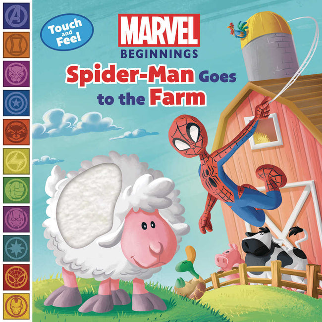 Marvel Beginnings Spiderman Goes To Farm Hardcover