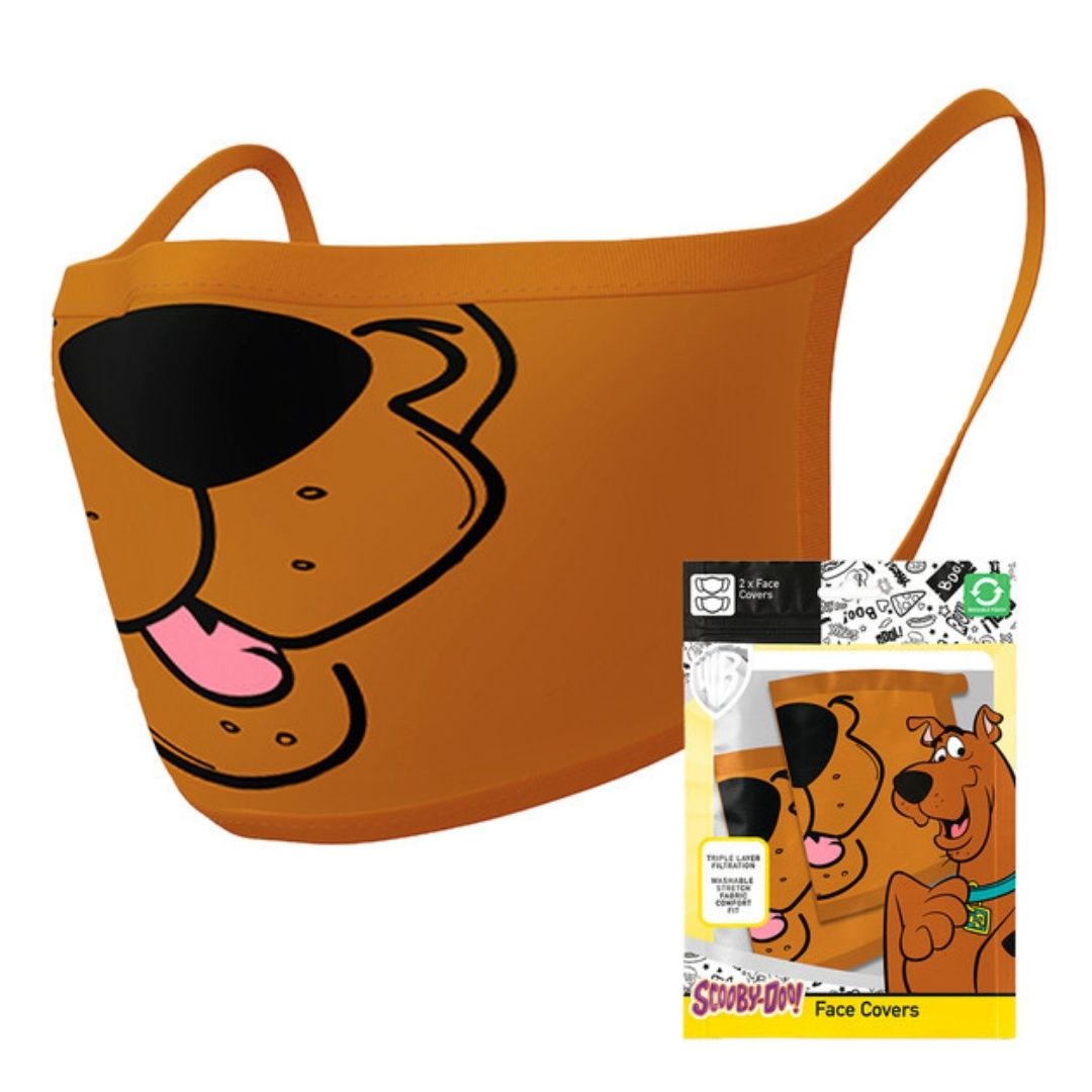 Cotton Face Mask 2 Pack - Scooby Doo