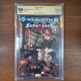 SUPER SONS #1 CBCS GRADED SIGNED TYLER KIRKHAM (9.8)